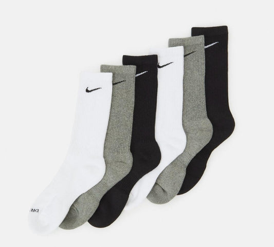 CALZINI NIKE BIANCO NERO GRIGIO